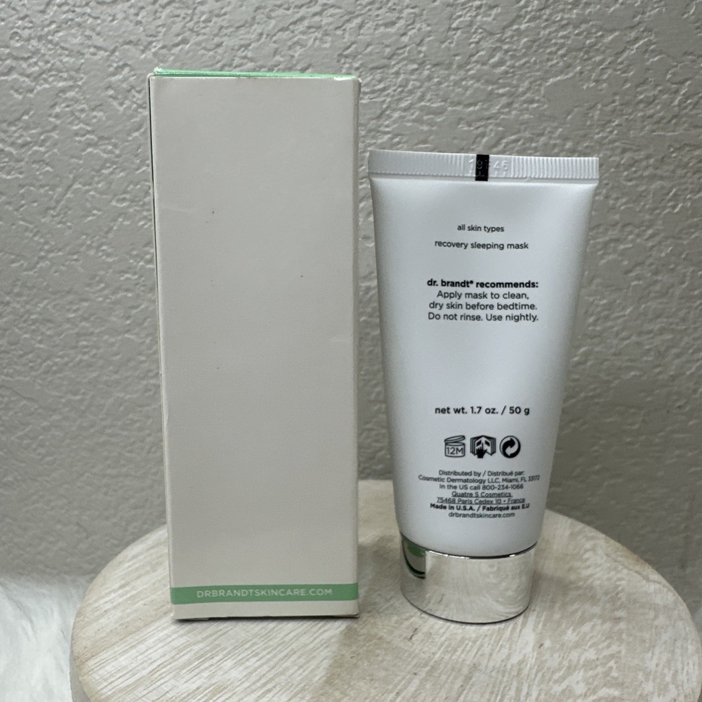 $19 π Dr. Brandt Hydro Biotic Recovery Sleeping Mask Full Size 1.7 oz NEWβ - Picture 2 of 3
